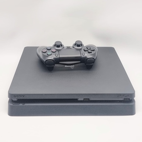 Sony PlayStation 4 Slim 500GB Console Black Firmware 10.0 with Controller
