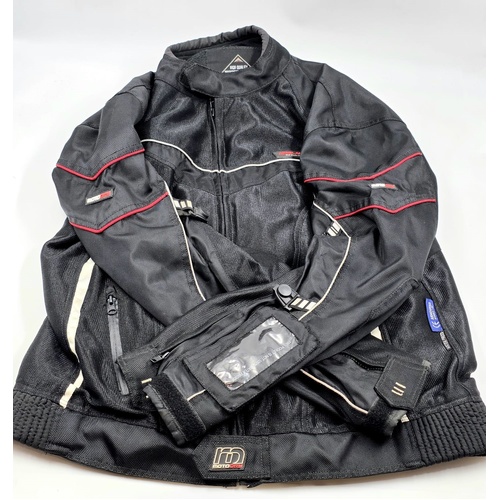 Motodry Airblade Pro Waterproof Mesh Motorcycle Jacket Black Size XL