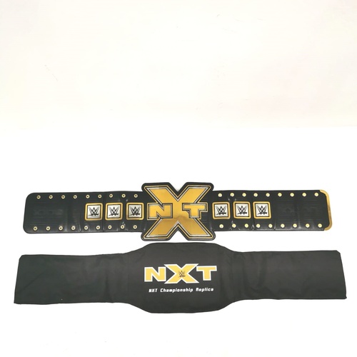 WWE NXT Championship Belt Replica 2014 V1 with Dust Cover Authentic