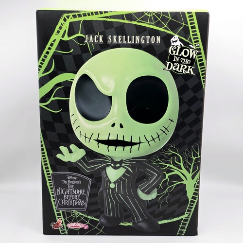 The Nightmare Before Christmas Jack Skellington Glow in the Dark Cosbaby Statue