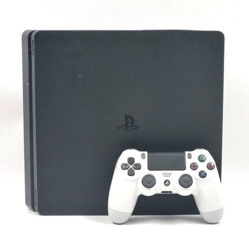 Sony PlayStation 4 Slim 1TB Console Black CUH-2102B with Controller and Leads
