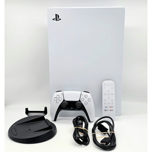 Sony PlayStation 5 Disc Edition Console CFI-1202A with Controller Media Remote