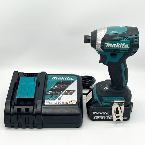 Makita DTD154 18V LXT 4-Mode Cordless Impact Driver with 5.0Ah Battery Charger