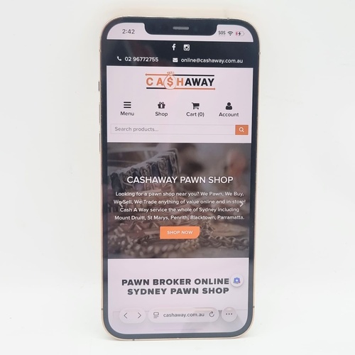 Apple iPhone 12 Pro Max 256GB Gold 6.7 Inch Unlocked Smartphone