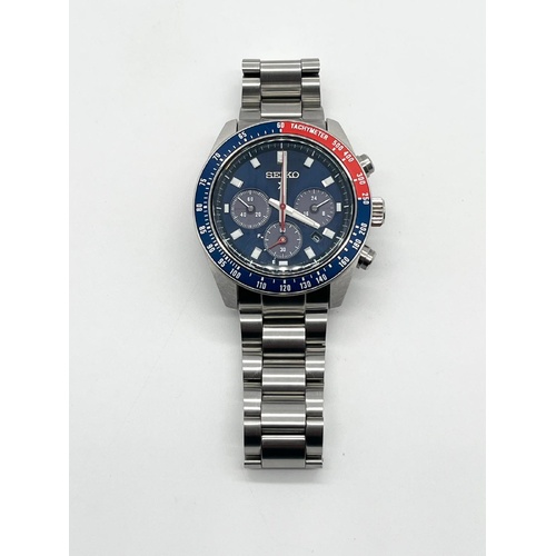 Seiko Prospex SSC913P Solar Chronograph Blue Dial Stainless Steel Watch