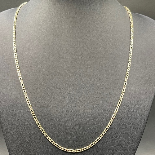 Unisex 14ct Yellow Gold Birdseye Link Necklace