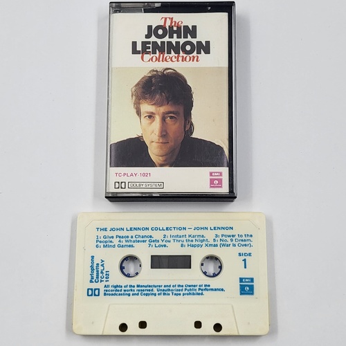 The John Lennon Collection 1982 Cassette Tape 1st Australian Release