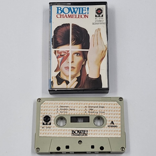 David Bowie Chameleon Cassette Tape Rare Collectible Music Memorabilia