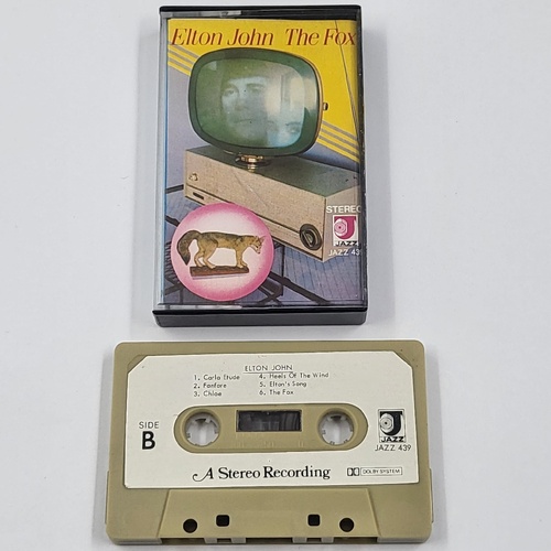 Elton John The Fox Cassette Tape Pop Rock Vintage Music Collectible