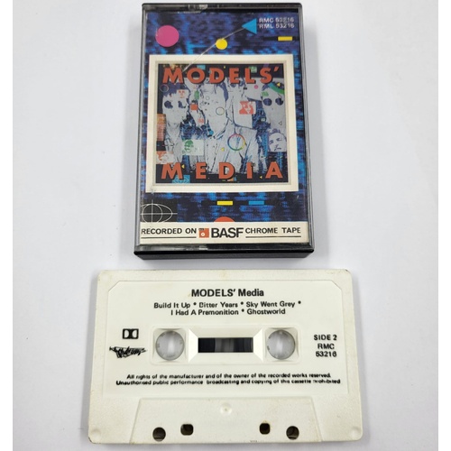 MODELS' MEDIA Cassette Tape Album Vintage Retro Music Collectible