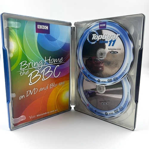 Top Gear Series 11 Complete DVD Clarkson Hammond May BBC Car Show