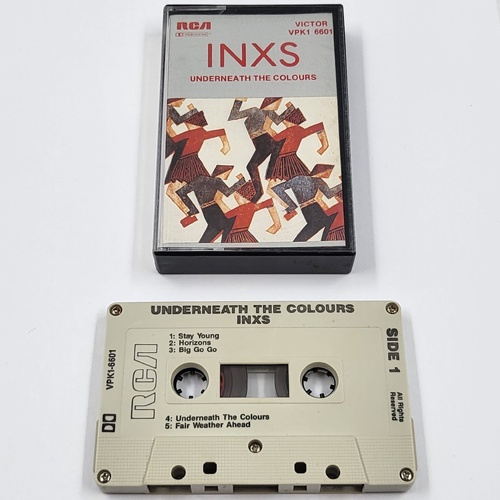 INXS Underneath The Colours 1981 Australian Cassette Tape Rock Vintage
