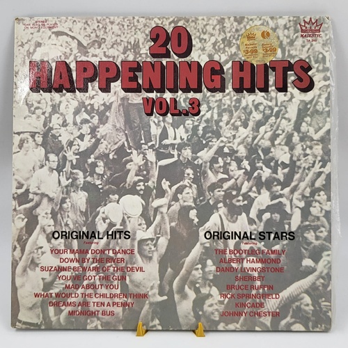 20 Happening Hits Volume 3 Various Artists Vinyl Record
