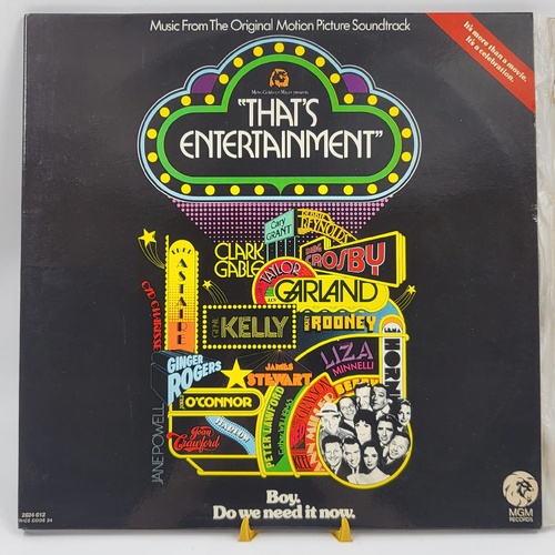 That's Entertainment! 2xLP Vinyl MGM Original Soundtrack Double Record Set