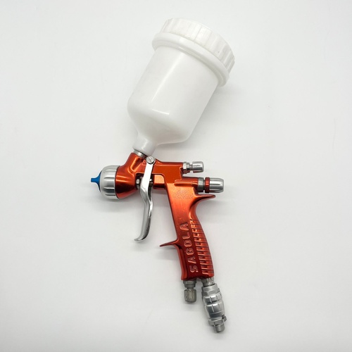 Sagola 4600 Xtreme Gravity Spray Painting Gun DVR Aqua 29PSI High Efficiency
