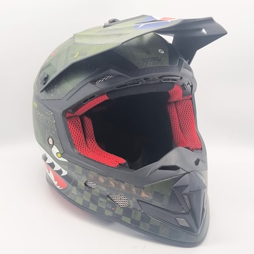 O'Neal H613 Warhawk Size XXL Offroad Helmet Green Motocross MX ATV