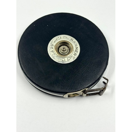 Lufkin 66ft White Clad Banner Vintage Logging Tape