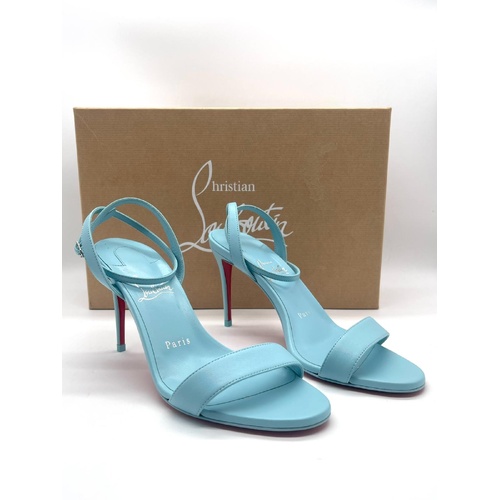 Christian Louboutin Loubigirl 85 Mineral Nappa Heels Size 37 EU