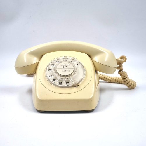 Telecom Australia Rotary Dial Phone Vintage Landline Retro Home Decor