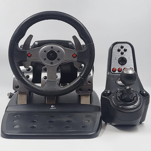 Logitech G25 Racing Wheel with Pedals and Shifter Force Feedback USB