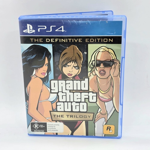 Grand Theft Auto The Trilogy The Definitive Edition PlayStation 4 PS4 Video Game