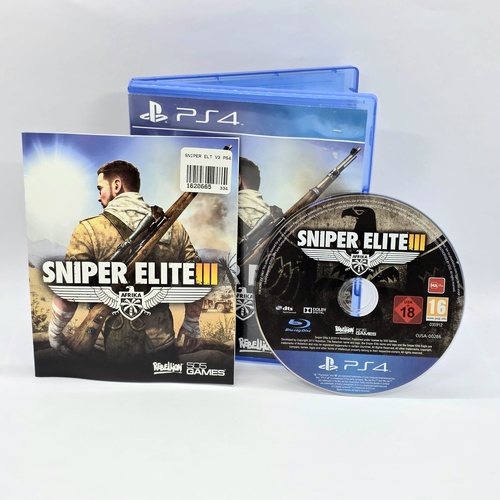 Sniper Elite III PlayStation 4 PS4 Video Game