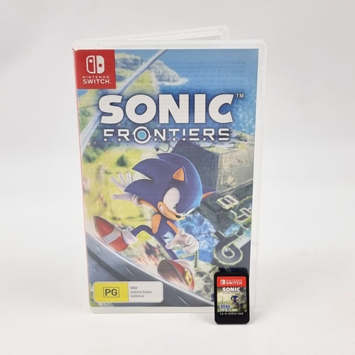 Sonic Frontiers Nintendo Switch Game Open Zone Platformer Adventure