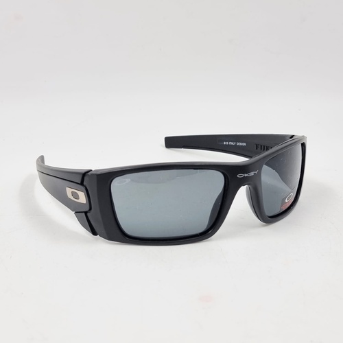 Oakley Fuel Cell Rectangular Sunglasses Matte Black O Matter Grey Lens
