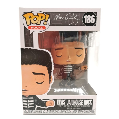Funko Pop Rocks Elvis Presley Elvis Jailhouse Rock Vinyl Figure 186