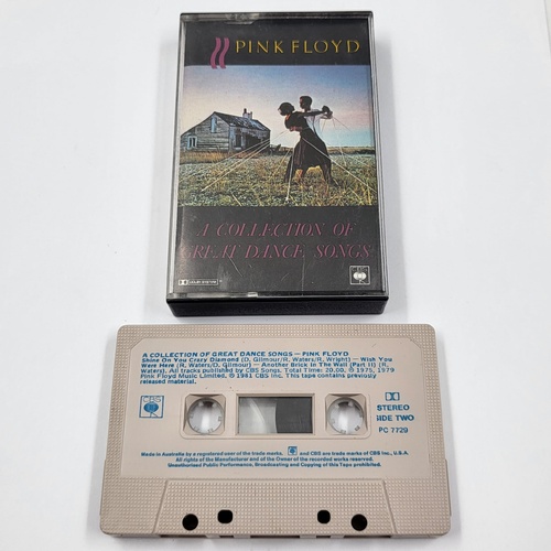 Pink Floyd A Collection of Great Dance Songs 1981 Cassette Tape