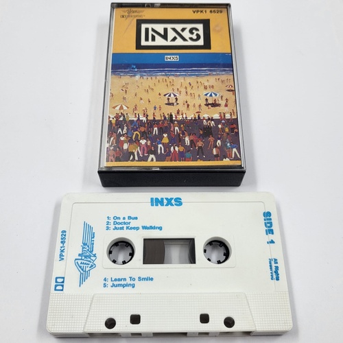 INXS INXS 1980 Australian Pressing Cassette Tape Vintage Rock Rare