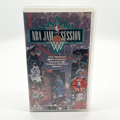 NBA Jam Sessions VHS 1993 Michael Jordan Shaq Barkley Vintage Basketball
