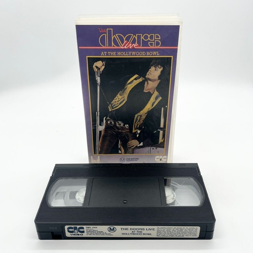 The Doors Live at the Hollywood Bowl RMV1503 PAL VHS Rare Concert