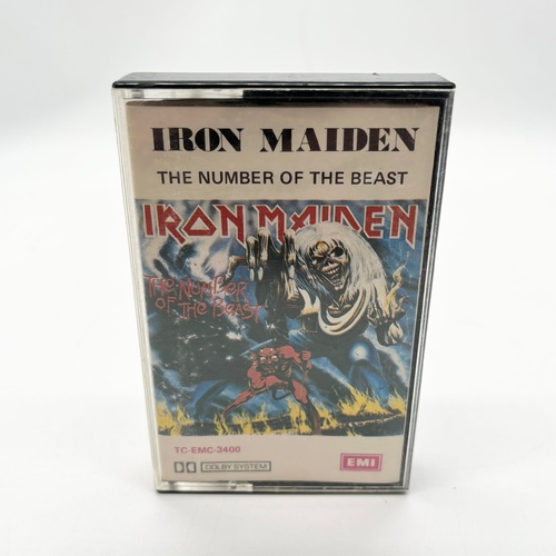 Iron Maiden The Number Of The Beast Stereo Cassette TC-EMC-3400
