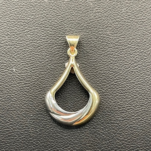 Ladies 9ct Yellow Gold Droplet Pendant