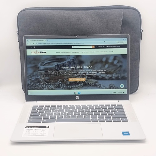 HP Chromebook 14a-nf0007TU 14 Inch Silver Laptop 2GB RAM HDD Chrome OS