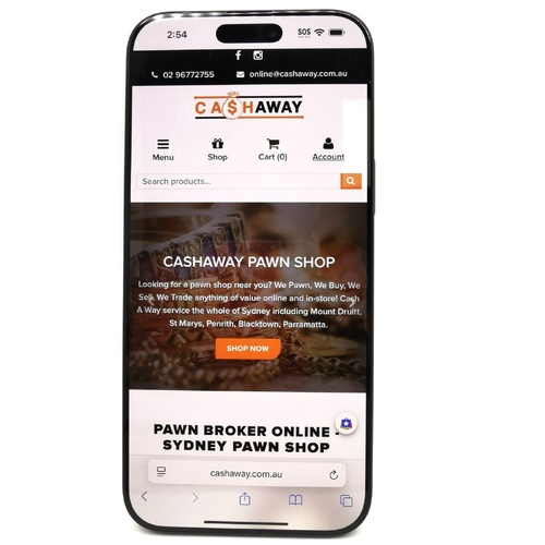 Apple iPhone 16 Pro Max 256GB Black Titanium MYWV3X/A Unlocked 6.9in Smartphone