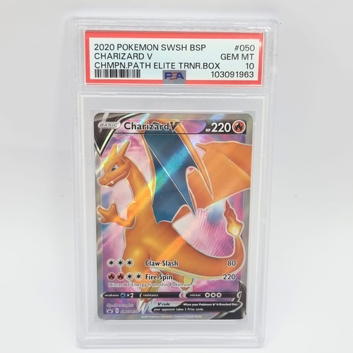 2020 Pokémon Charizard V Black Star Promo SWSH GEM MT 10 PSA