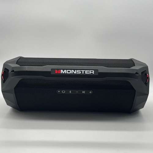 Monster Boombox Bluetooth Speaker MT-BBS04 Black IP66 Waterproof USB-C