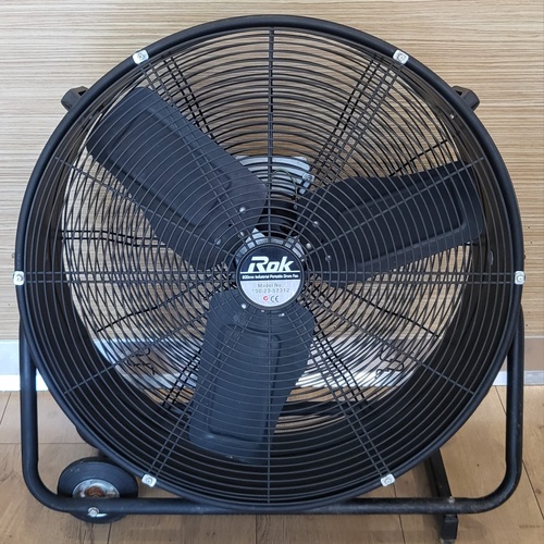 ROK 150-23-52312 600mm 24 Inch Industrial Drum Fan 265W 3 Speed Portable