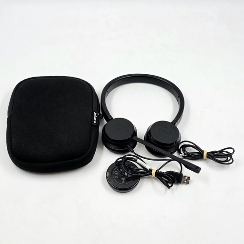 Jabra ENC060 Wired USB Headset Black Noise Cancelling Mic PC