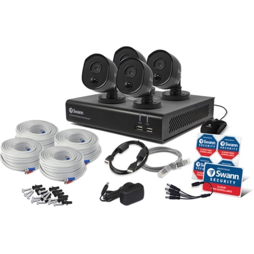 Swann 2K 4x 1080p HD Security Cameras DVR SWDVK-444804BV 32GB microSD