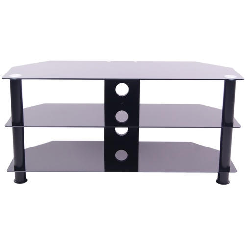 AVS LPF1000B Universal Flat Pack TV Stand Black 42 Inch 1000x380x450mm