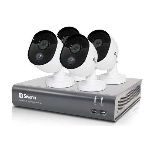 Swann Smart Security System 2K Series 4x 1080p HD Cameras SWDVK-444804BV