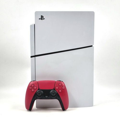 Sony PlayStation 5 Slim Digital Console CFI-2002 1TB White with Controller