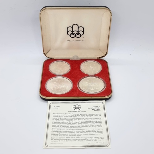 Olympic Act Of Parliament 4 UNC Coin Commemorative Of The 1976 Olympic Games