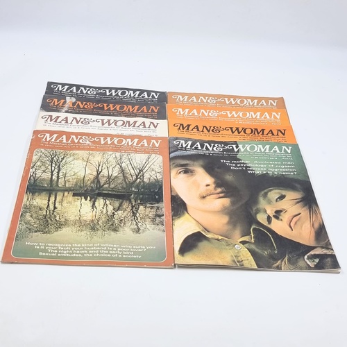 Man and Woman 8x Magazine Encyclopedia Adult Relationships 1970s Vintage