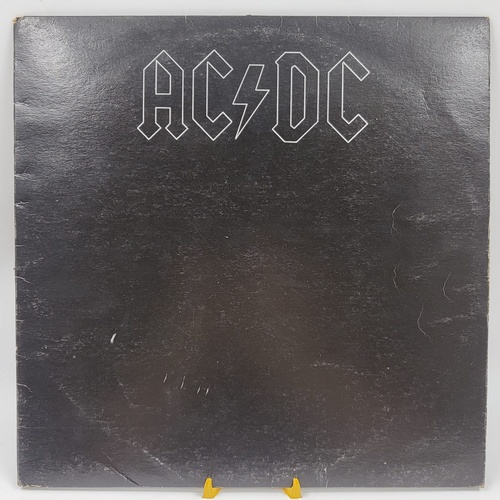 AC/DC Back In Black LP 1980 Reissue Albert Australian Pressing Vinyl Record