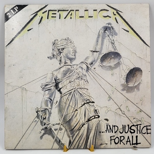Metallica And Justice For All 1988 First Australian Pressing Vertigo 2xLP Vinyl