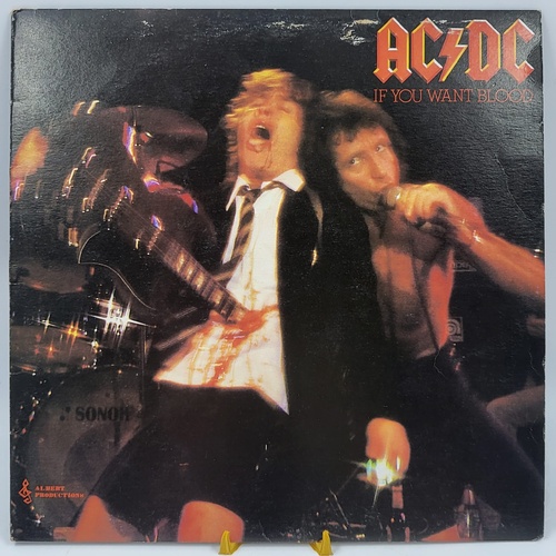AC/DC If You Want Blood Vinyl LP 1987 Australian Reissue Albert APLP-034